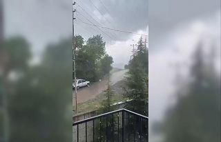 Ankara’da dolu yağışı etkili oldu