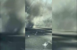 Ankara’da öğrenci taşıyan otobüs alev alev...