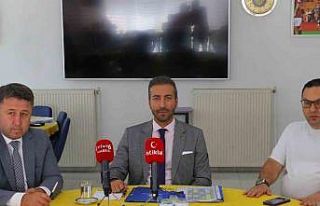 Ankaragücü Başkanı Tekin, basın mensuplarıyla...