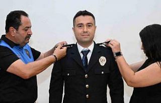 Antalya Emniyet Müdürlüğü’nde rütbe terfi...