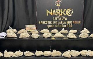Antalya’da 15 kilogram eroin ele geçirildi