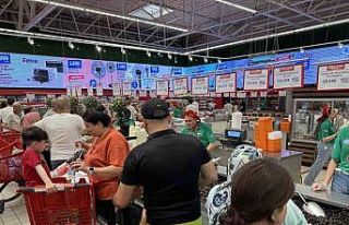 Arefe günü alışveriş izdihamı: Haramidere’deki...