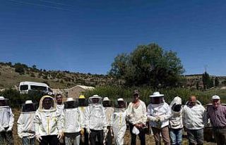 Arıcılık eğitimlerinde uygulama aşamasına geçildi