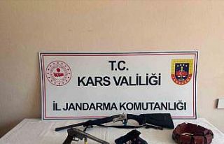 Arpaçay’da silah ve mühimmat ele geçirildi