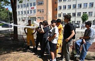 Aydın’da öğrencilere orman yangını eğitimi...