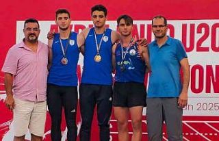 Aydınlı milli sporcular şampiyonaya damga vurdu