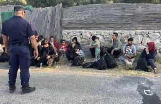 Ayvacık’ta 30 kaçak göçmen yakalandı