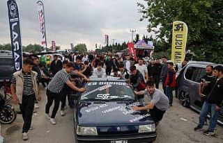 Bafra’da modifiye rüzgarı: 500 araç sergilendi