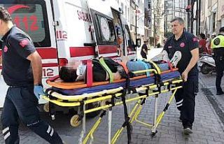 Bafra’da motosiklet kazası: 2 yaralı