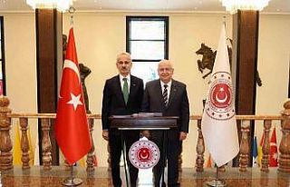 Bakan Güler, Ulaştırma ve Altyapı Bakanı Uraloğlu...