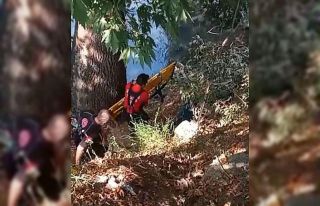 Balık tutarken 15 metreden düştü