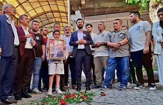 Başkan Ateş vurulduğu yerde anıldı