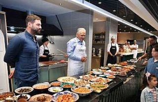 Başkan Büyükkılıç mutfak sanatları merkezinin...