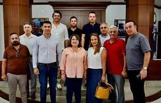 Başkan Gençay turizmcileri ağırladı