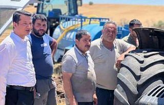 Başkan Olgun, hasat döneminde çiftçileri yalnız...