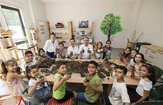 Başkan Seçer çocuklarla bir araya geldi