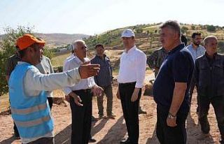 Başkan Tutdere, çalışmaları yerinde inceledi