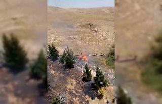 Batman’da kız yurdunun bahçesinde yangın