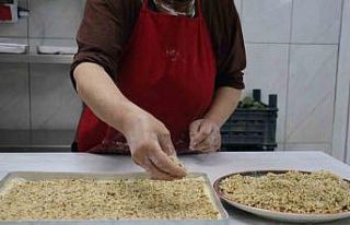 Battalgazi’de kadınlar bayram sofralarına lezzet...