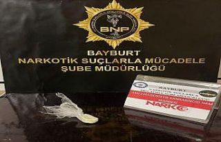 Bayburt’ta 3 şahısa uyuşturucu kullanmaktan işlem...