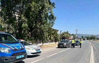 Bayram tatili dönüşü başladı, jandarma denetimleri...