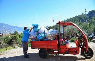 Bayramda tatilciler Alanya’ya 5 bin ton atık bıraktı