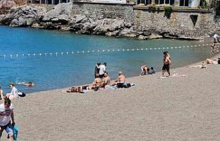 Bayramın tadını denizde çıkardılar