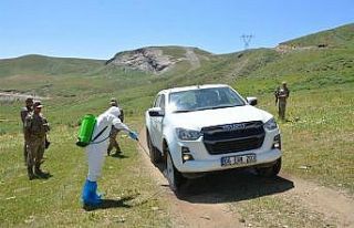 Berçelan Yaylası’nda şap tatbikatı