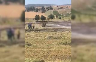 Bilecik’te anız yangını söndürüldü