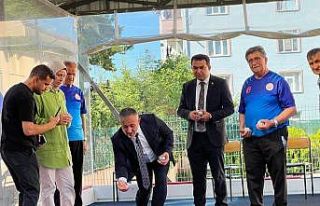 Bilecik’te yaşlıların bocce merakı