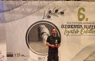 Bodrum Belediyesi Şehir Tiyatrosu ödülle döndü