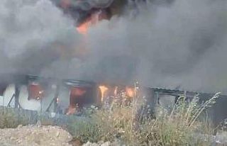 Bodrum’da işçilerin kaldığı konteynerlerde...