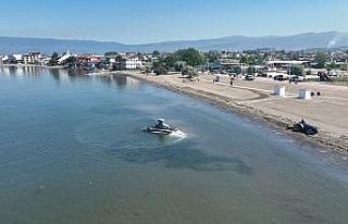 Bursa plajlarında sezon hazırlığı