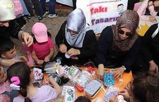 Çocuk şenliği renkli görüntülere sahne oldu