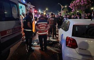 Çöp atmaya giden kadına çarpıp olay yerinden...