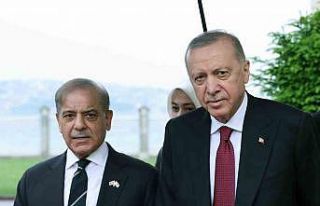 Cumhurbaşkanı Erdoğan Pakistan Başbakanı Şerif...