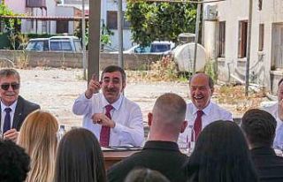 Cumhurbaşkanı Yardımcısı Yılmaz, KKTC Cumhurbaşkanı...