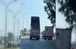 Damperi açık unutan kamyon şoförü yürekleri...