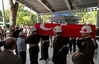 Denizli gazisine askeri törenle veda etti