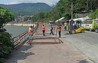 Devrek’te alışveriş stantları kurulmaya başlandı