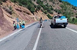 DKMP Munzur Vadisinde temizlik yaptı