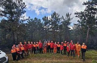 Dorlion ekipleri Bilecik yangınında destek oldu