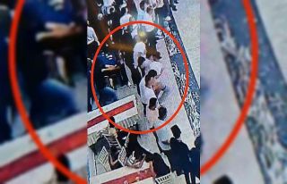 Düğün salonundaki saldırı güvenlik kameralarına...