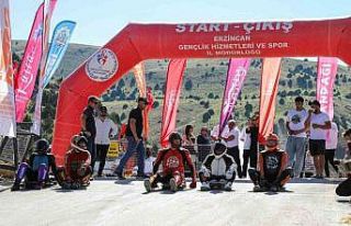 Dünya Kaykay İniş Şampiyonası Erzincan’da başladı