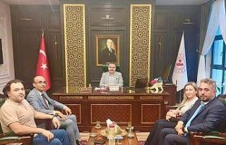 Edremit MYO yönetiminden Kaymakam Odabaş’a ziyaret