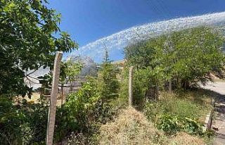 Elazığ’da korkutan yangın