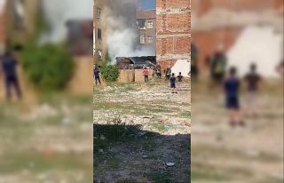 Elazığ’da odunluk yangını söndürüldü