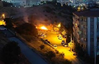 Elazığ’da ot yangını