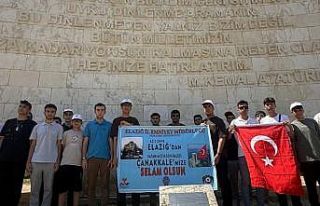 Elazığlı öğrenciler Çanakkale’yi gezdi