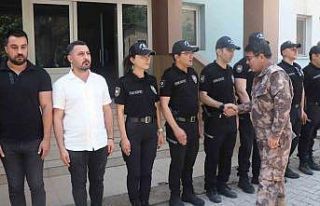 Emniyet Müdürü Yılmaz sınırda bayram mesaisinde